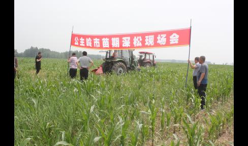 公主嶺市召開全程機(jī)械化苗期深松現(xiàn)場會