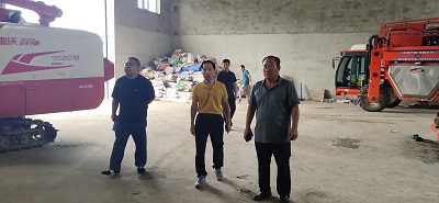 琿春市農(nóng)機局對主體農(nóng)機裝備建設項目單位開展例行檢查