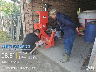 琿春市農(nóng)機(jī)推廣站開展農(nóng)機(jī)補(bǔ)貼上門核驗機(jī)具服務(wù)